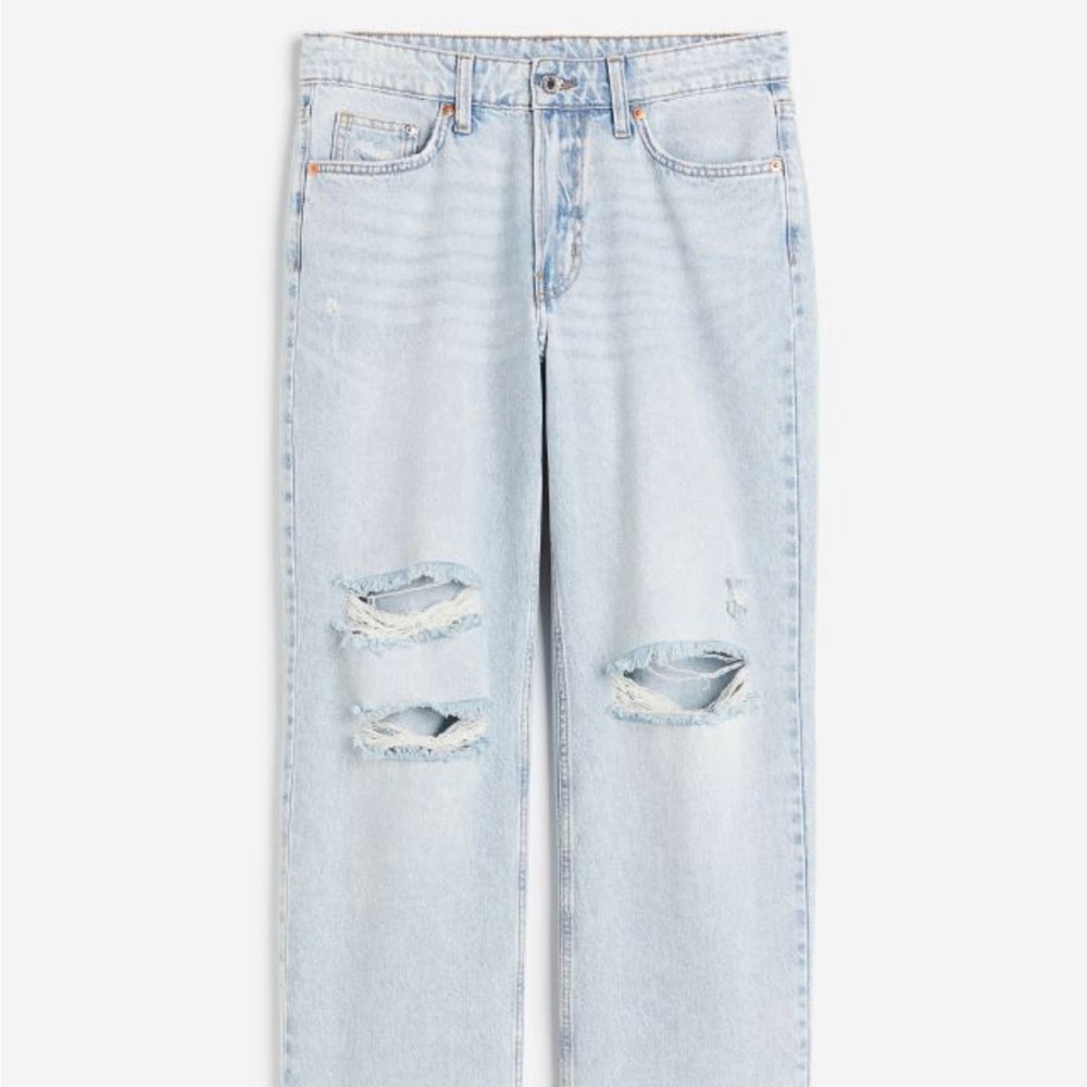 H&M low rise 90s baggy jeans